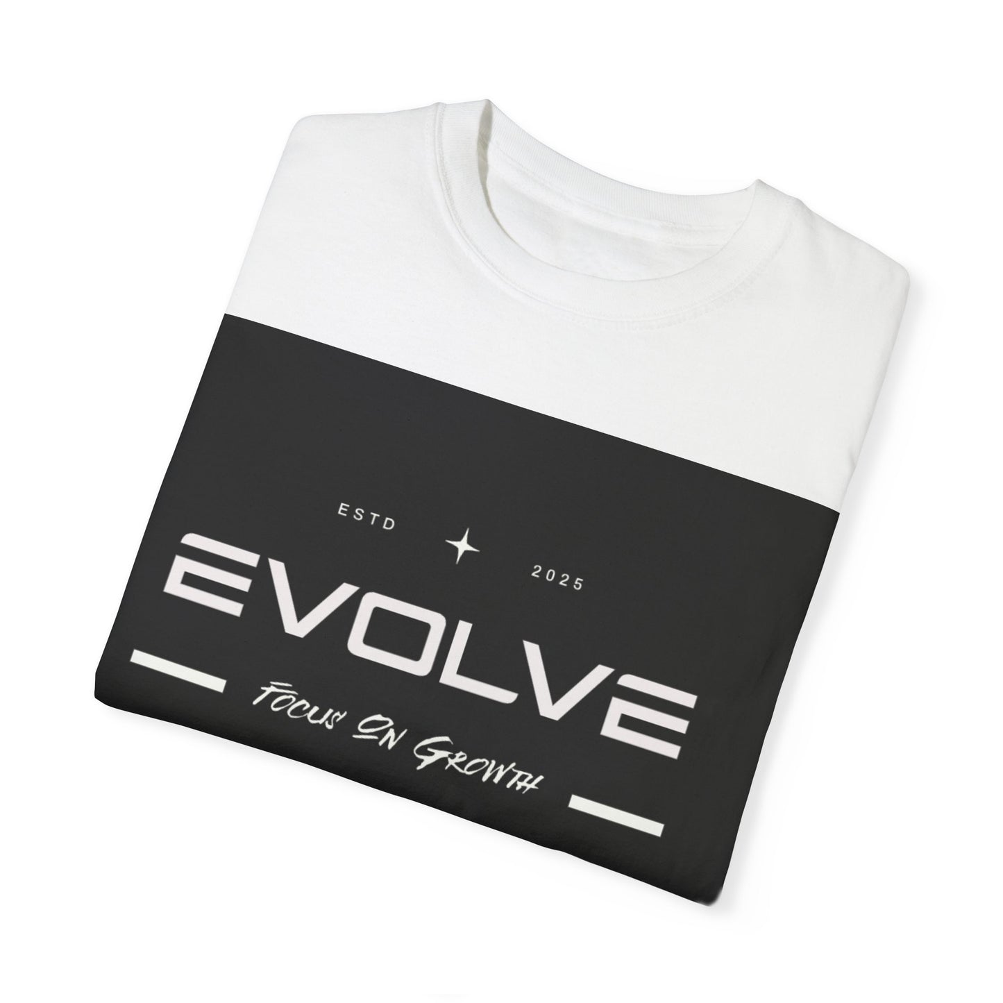 Evolve Unisex Garment-Dyed T-Shirt - Embrace Growth & Change