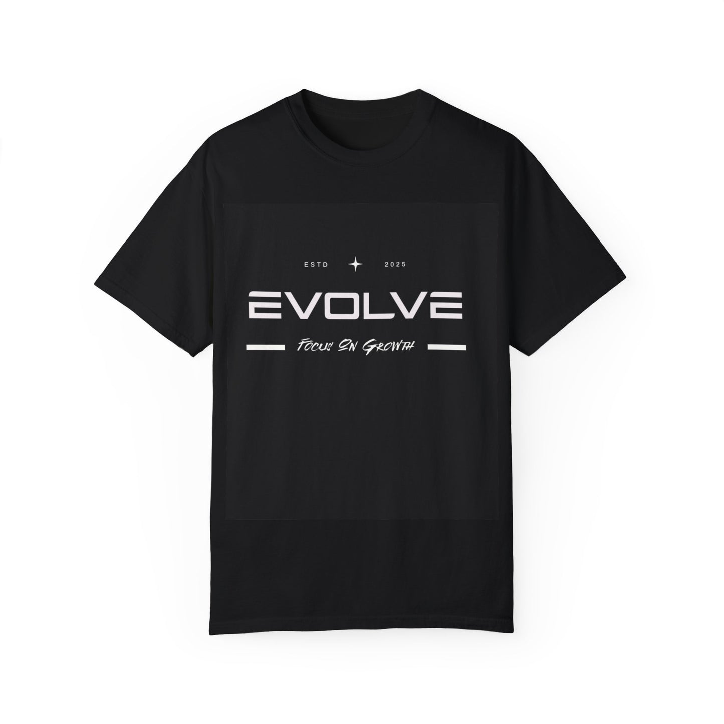 Evolve Unisex Garment-Dyed T-Shirt - Embrace Growth & Change