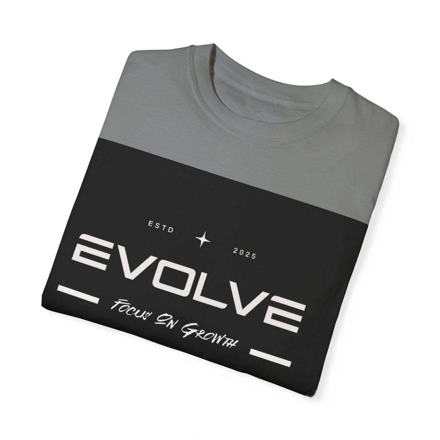 Evolve Unisex Garment-Dyed T-Shirt - Embrace Growth & Change