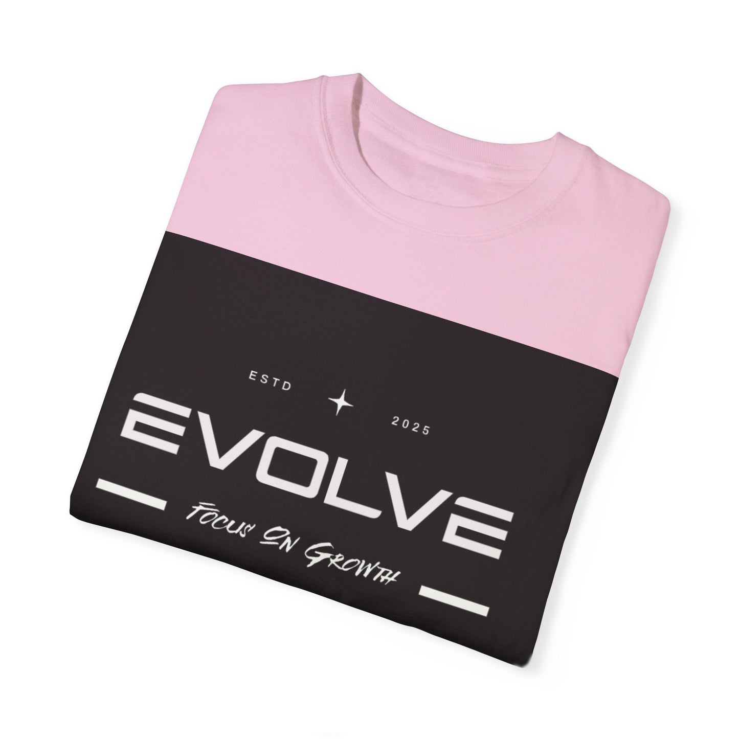 Evolve Unisex Garment-Dyed T-Shirt - Embrace Growth & Change
