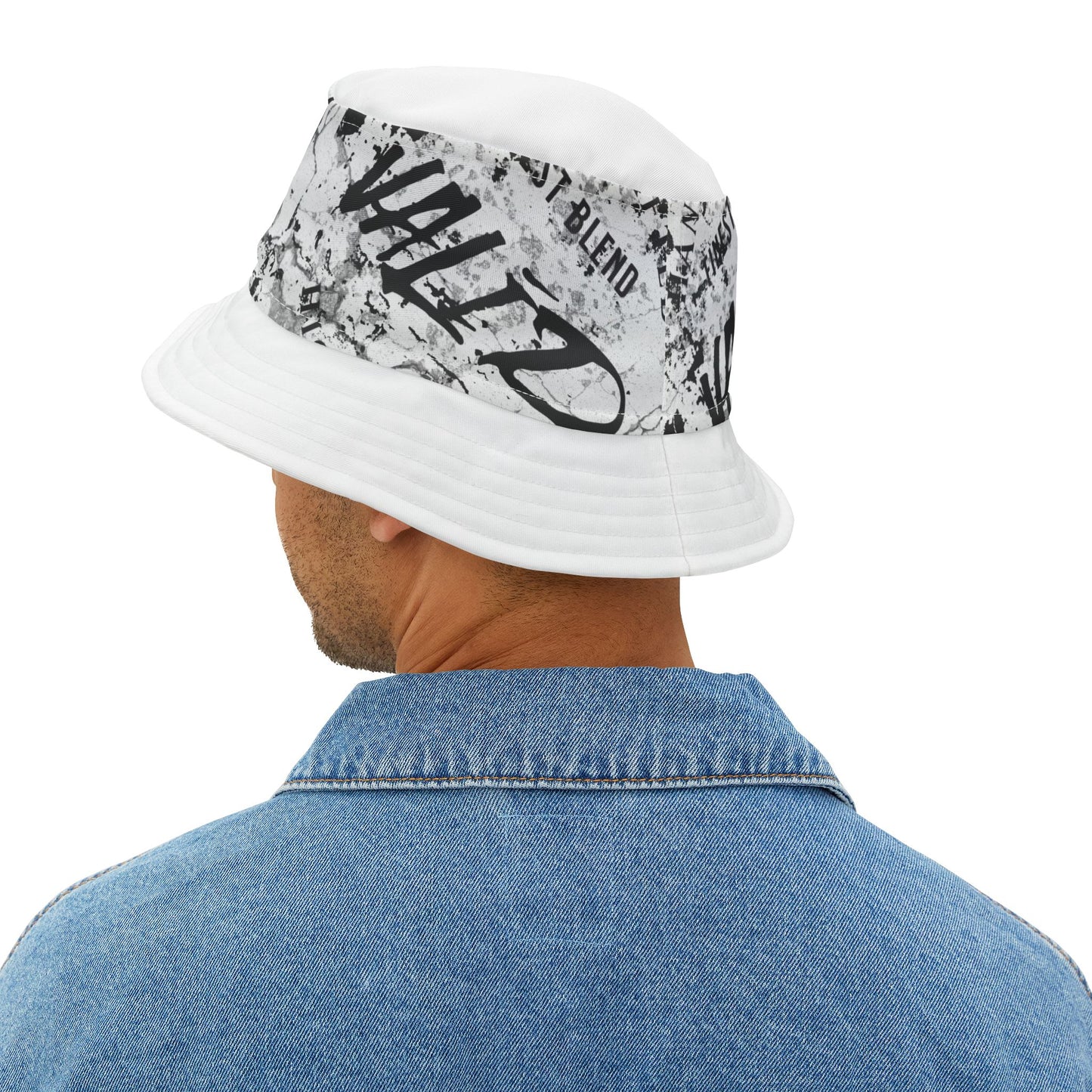 Valid Unisex Trendy Marble Print Bucket Hat - High Quality Streetwear Accessory