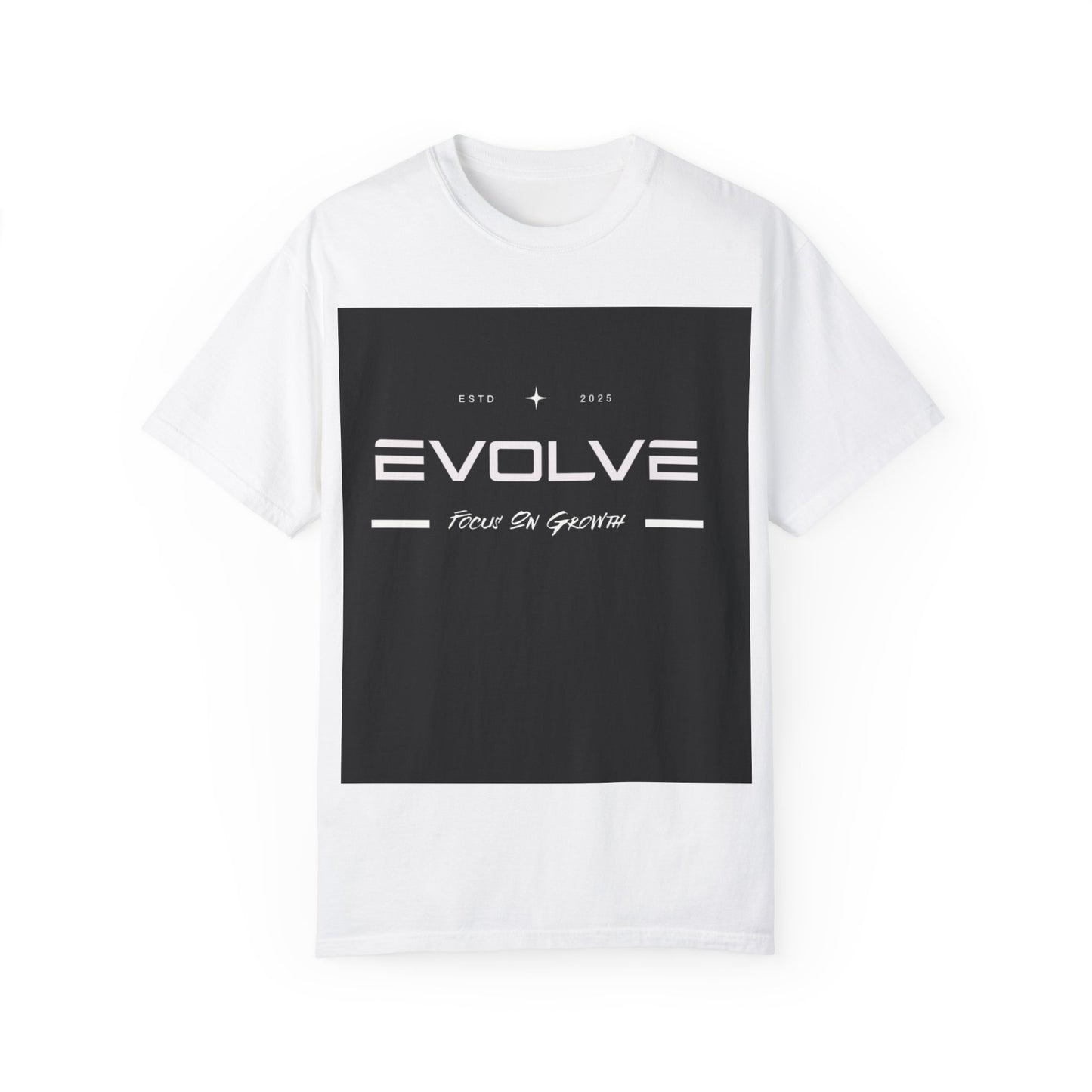 Evolve Unisex Garment-Dyed T-Shirt - Embrace Growth & Change