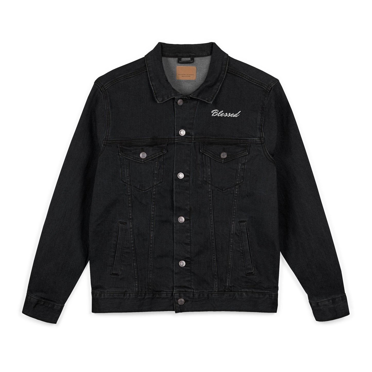 Unisex Denim Urban Vibes Jacket (Embroidery)