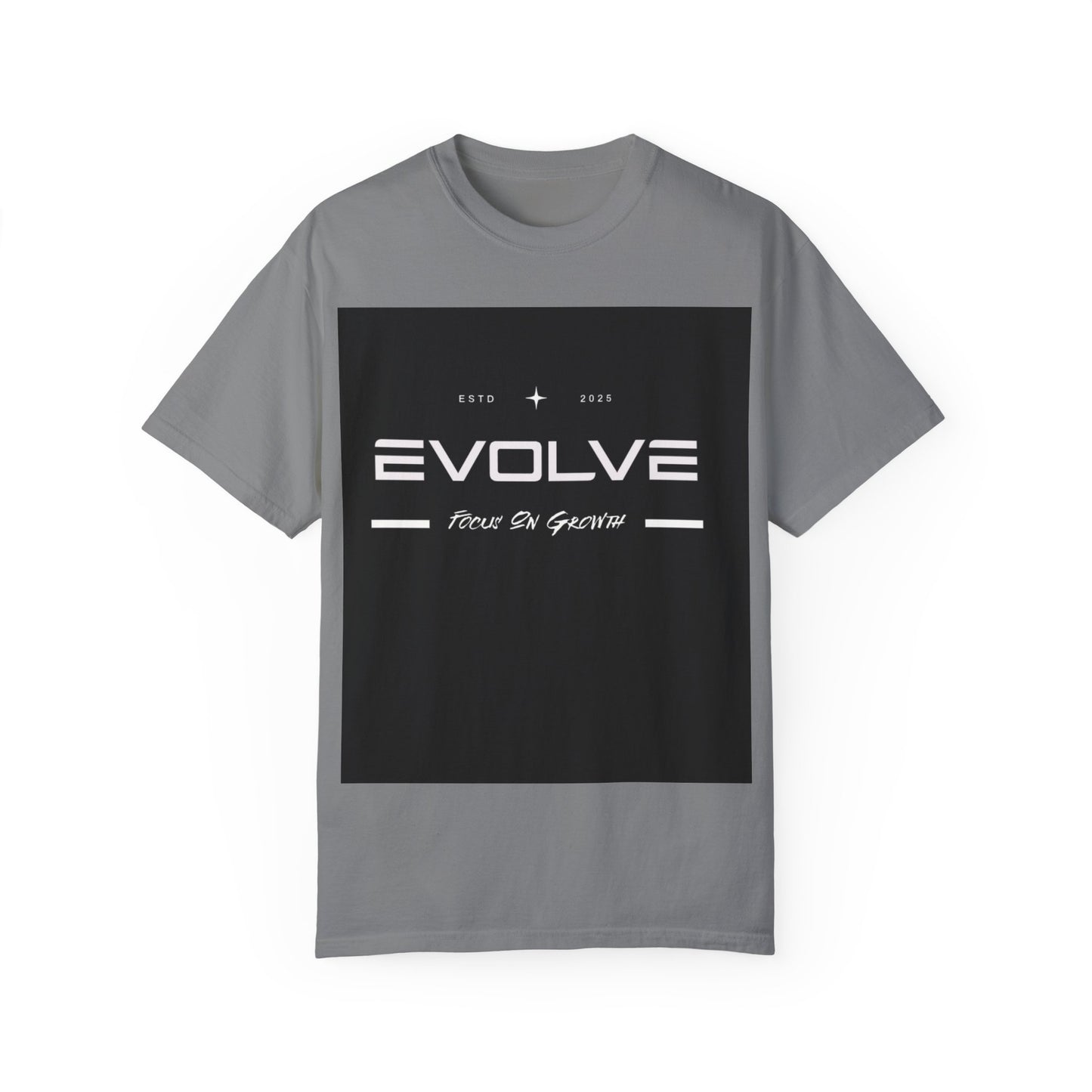 Evolve Unisex Garment-Dyed T-Shirt - Embrace Growth & Change