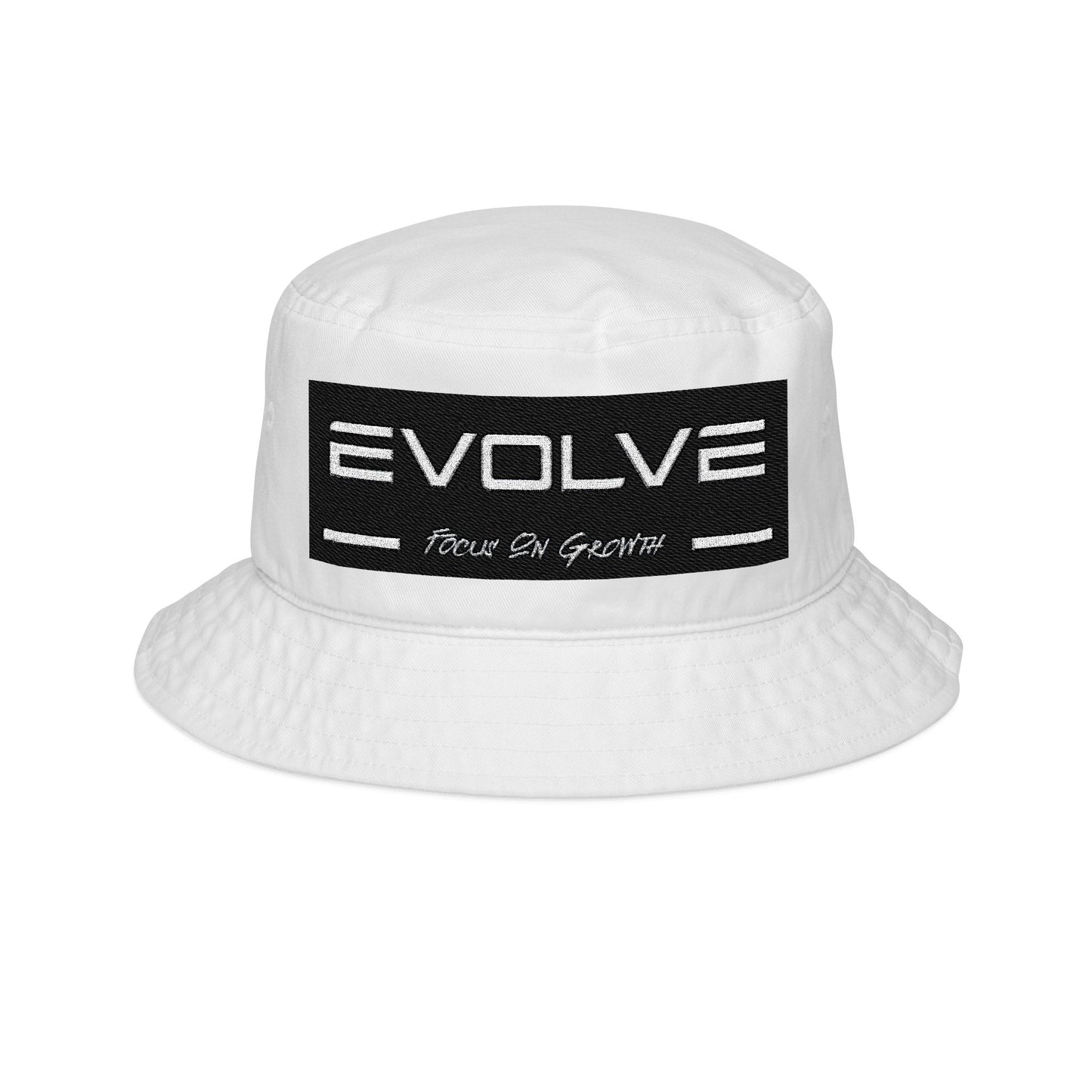 Evolve Embroidered Bucket Hat — 'Evolve Never Be Generic' Streetwear Cap