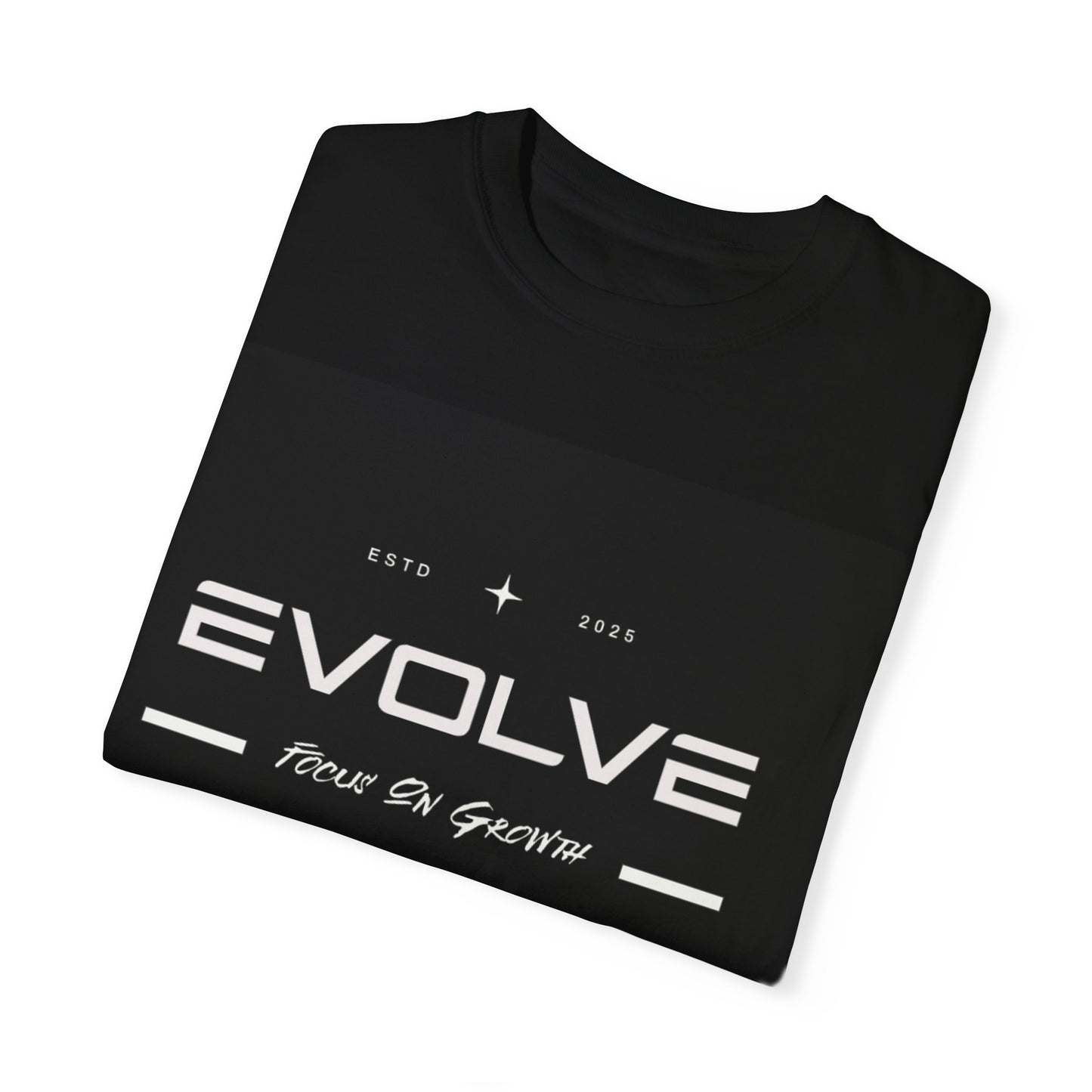 Evolve Unisex Garment-Dyed T-Shirt - Embrace Growth & Change